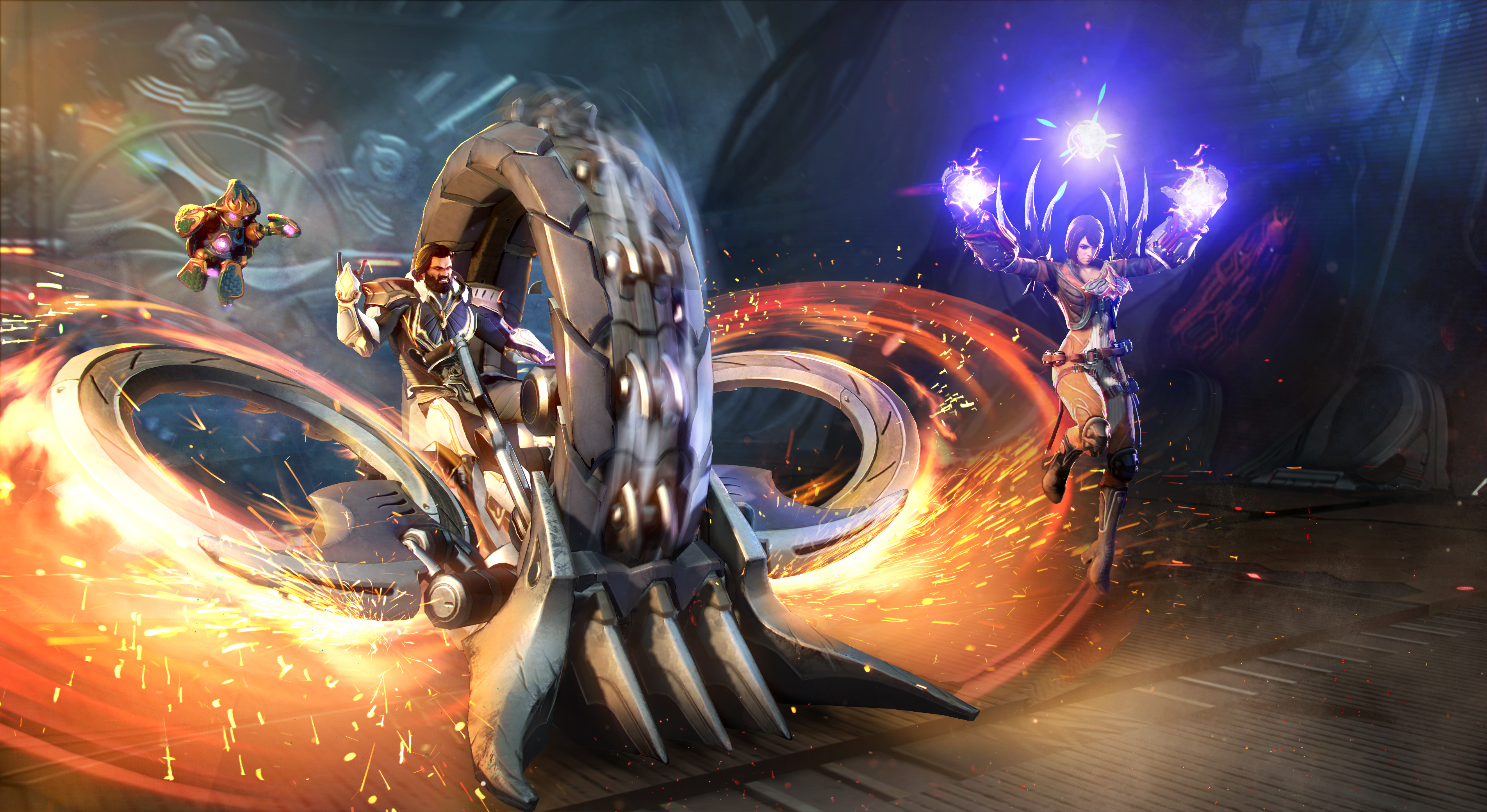 Skyforge Become A God In This a Fantasy Sci Fi Mmorpg