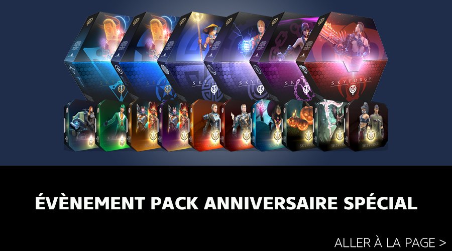 Skyforge Anniversary Packs FR